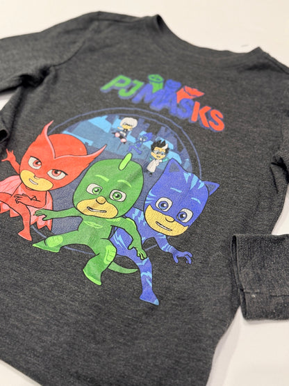 Old Navy PJ Masks Gray Long Sleeve 4T