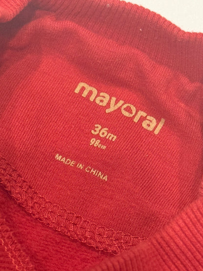 Mayoral Red Dog Tracksuit Set 3T
