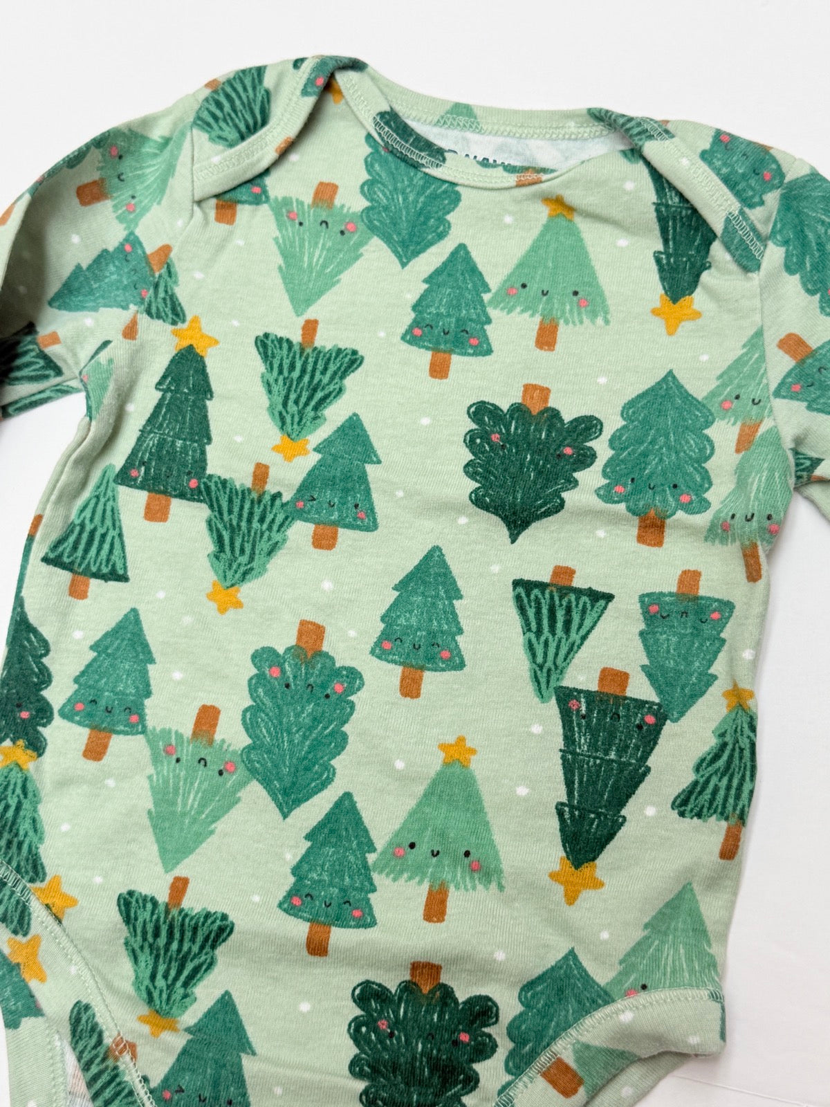 Old Navy Christmas Trees Bodysuit 12-18M