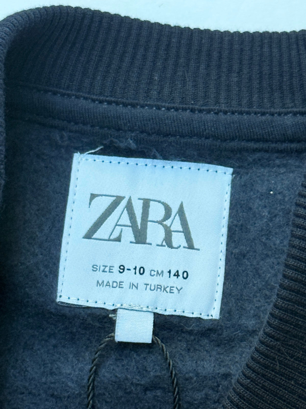 NWT - Zara Layered Shirttail Sweatshirt Size 9-10