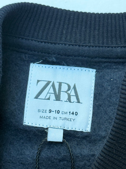 NWT - Zara Layered Shirttail Sweatshirt Size 9-10
