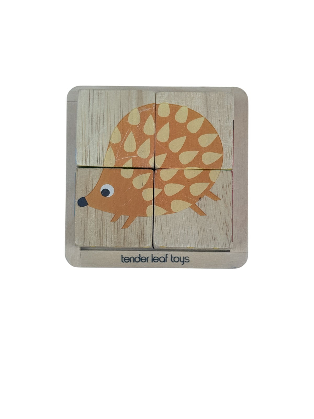 Tender Leaf Toys Hedgehog Wooden Block Puzzle