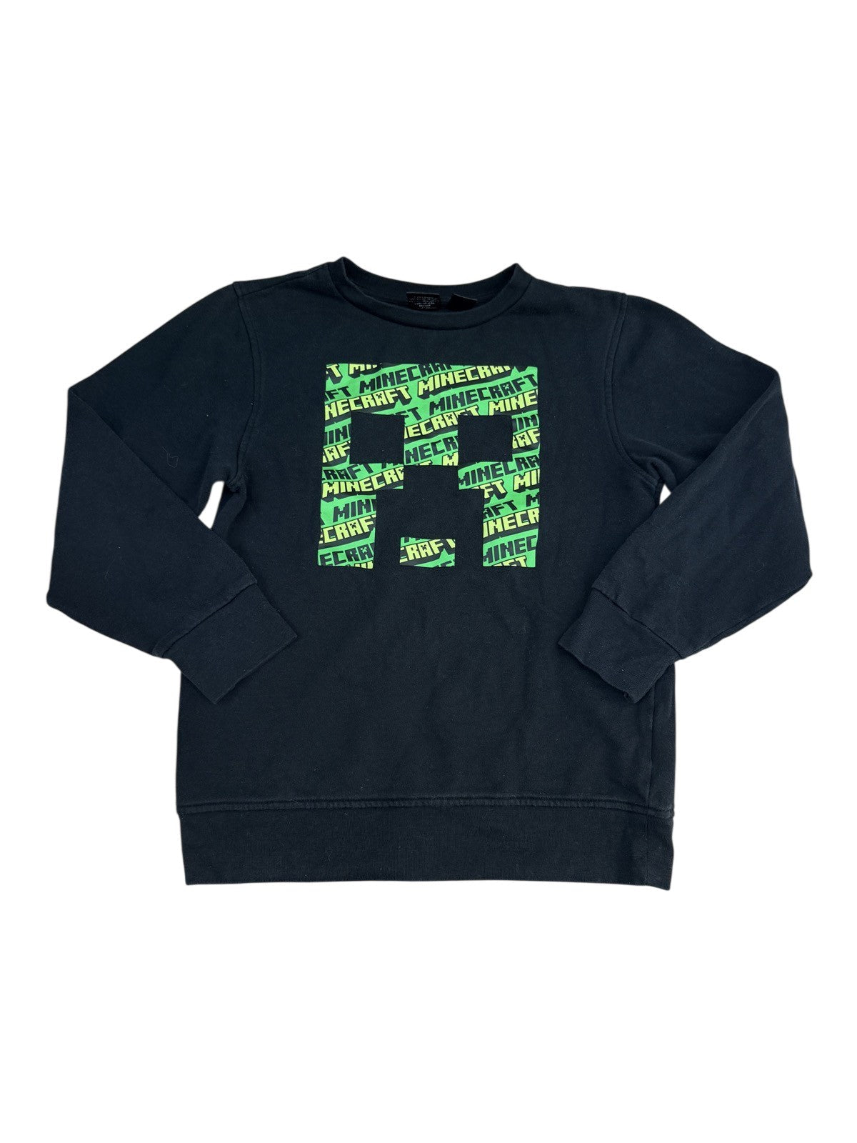 Mad Engine Minecraft Creeper Sweatshirt Size 12-13Y