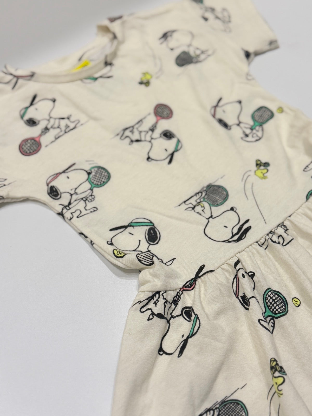 Peanuts Snoopy Tennis Print Dress XS