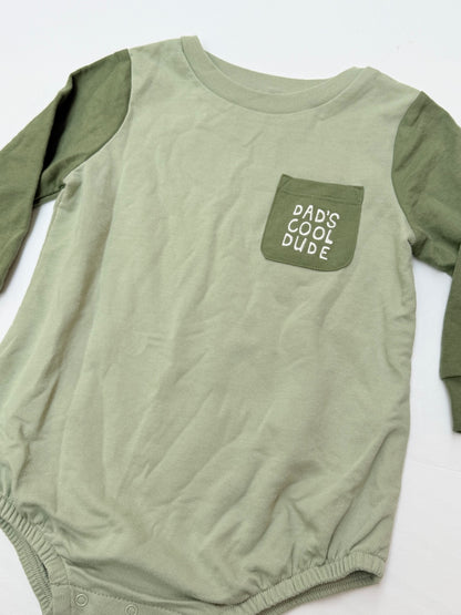 Okie Dokie Dad's Cool Dude Romper 18M