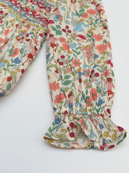 Mini Boden Fairy Floral Smocked Dress 4-5Y