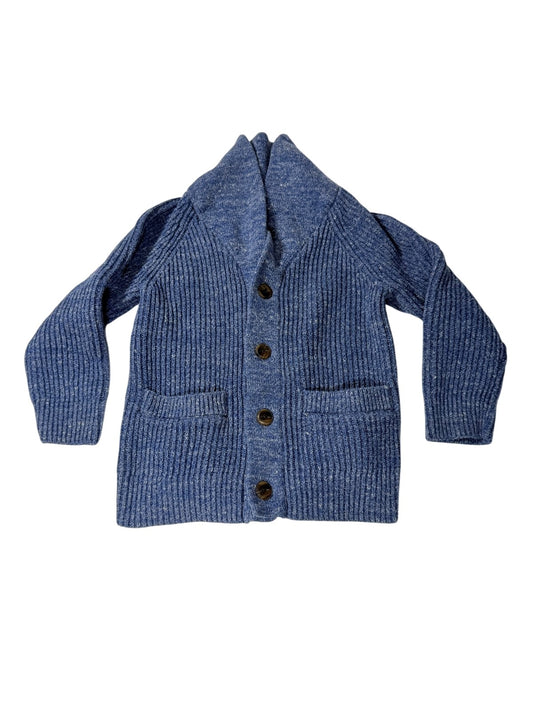Baby Gap Blue Shawl Collar Cardigan Size 4Y