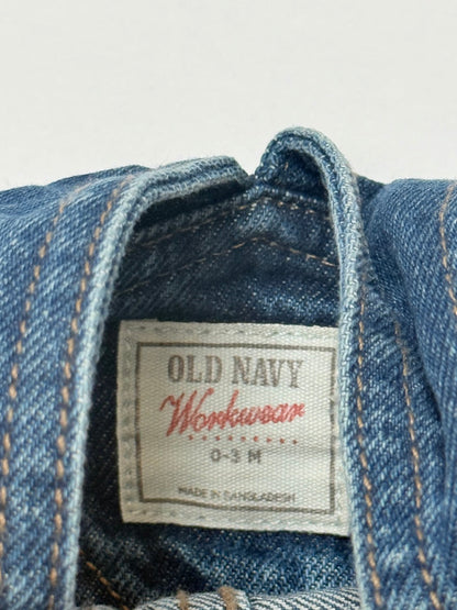 Old Navy Denim Overalls 0-3M