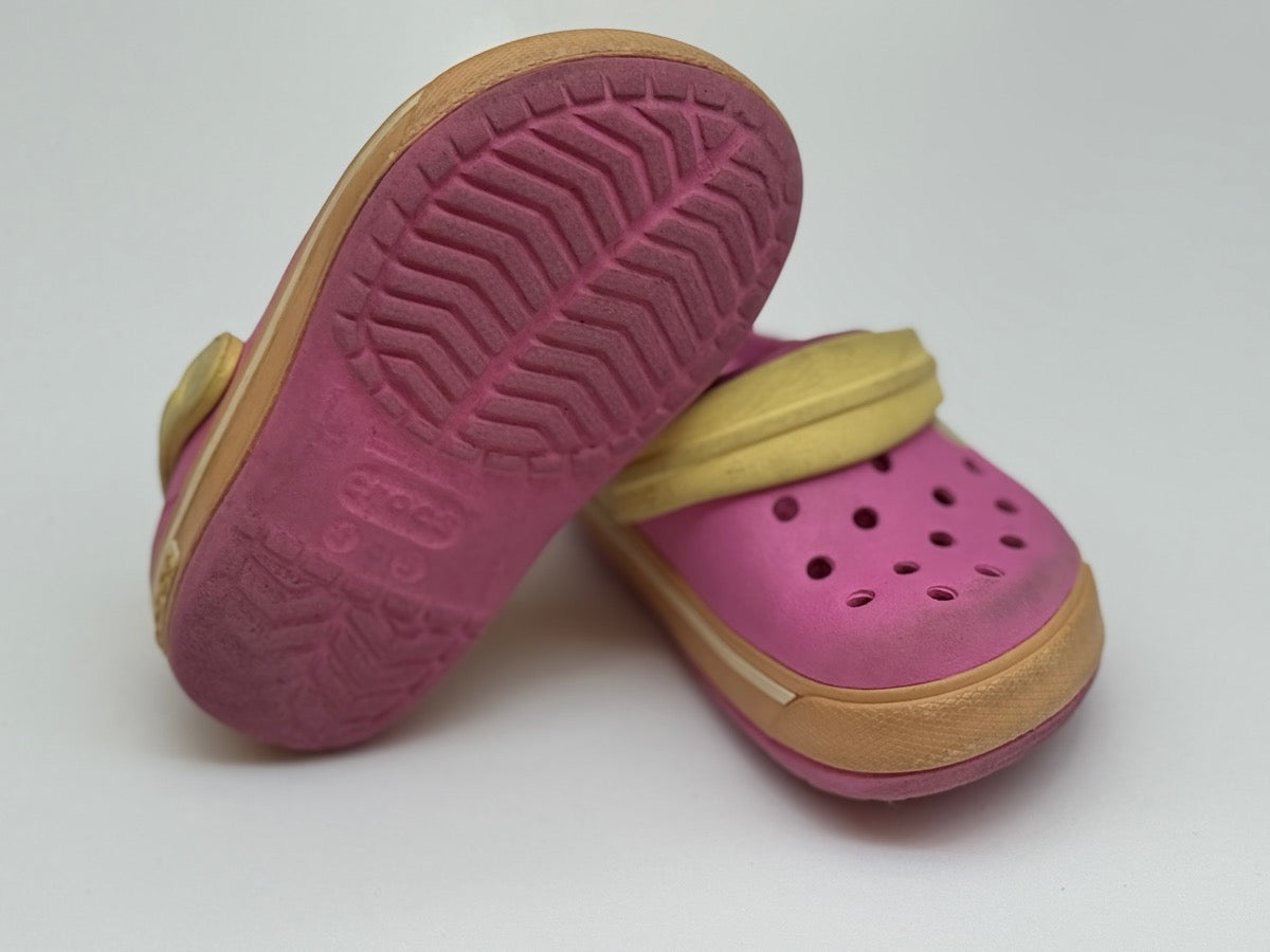 Crocs Crocband Clog Pink Toddler Size C4-5