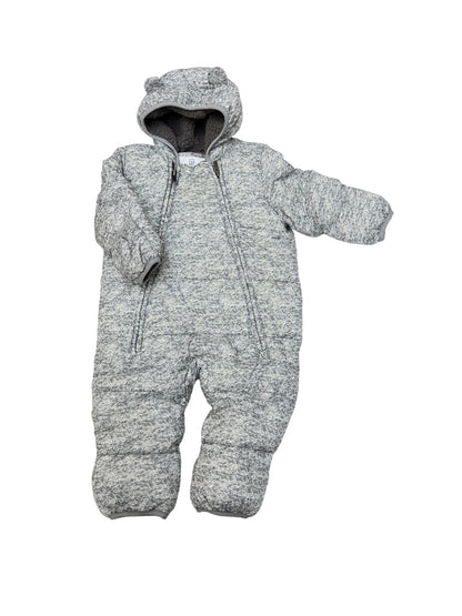 Baby Gap Gray Bear Hood Snowsuit 6-12M