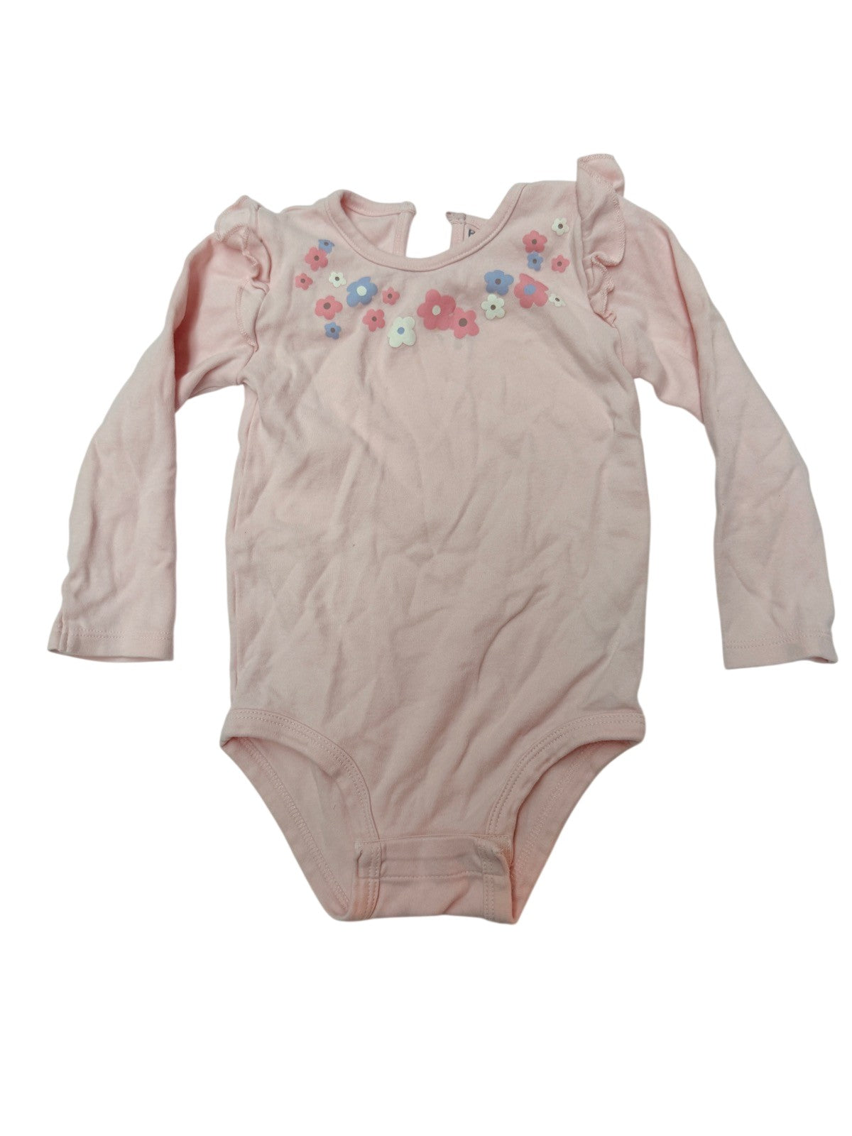 Pekkle Floral Ruffle Bodysuit 24M