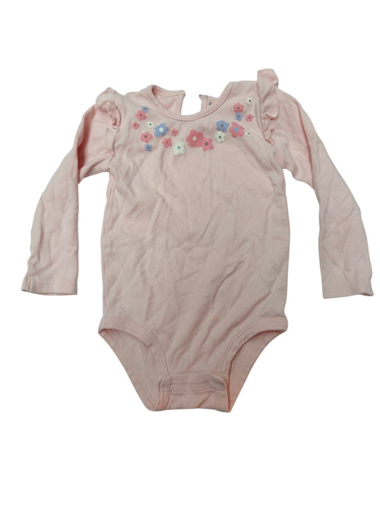Pekkle Floral Ruffle Bodysuit 24M
