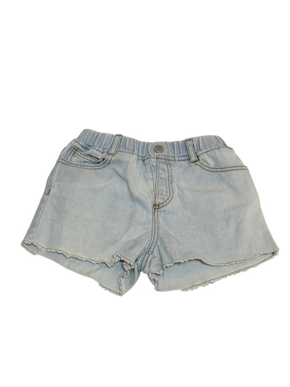 Zara Light Wash Denim Cut-Off Shorts 2-3Y