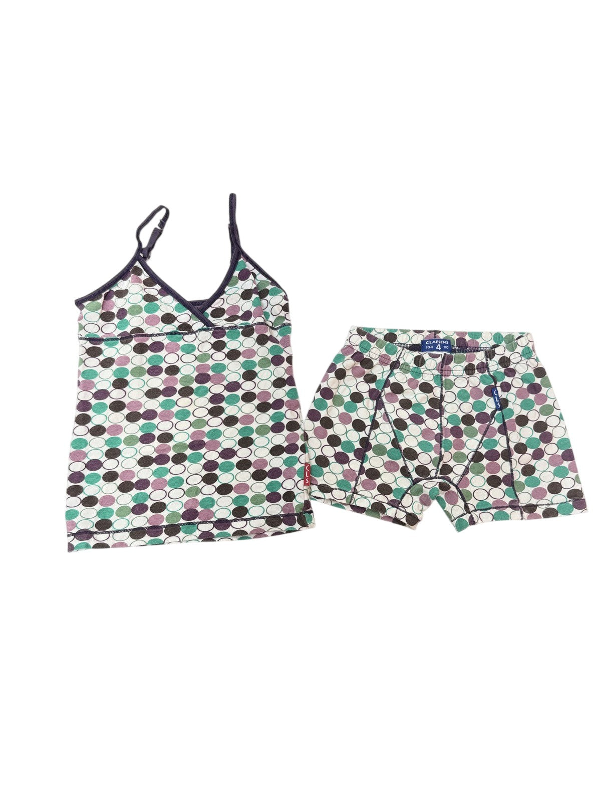 Claesen's Polka Dot Pajama Set Size 4
