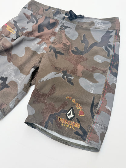 Volcom Mod-Tech Camo Boardshorts Size 10