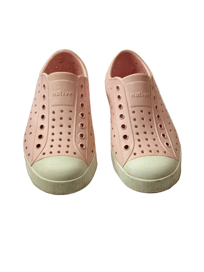Native Jefferson Pink Slip-On Sneakers C13