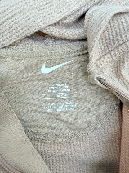 Nike Waffle Knit Hooded Romper Newborn