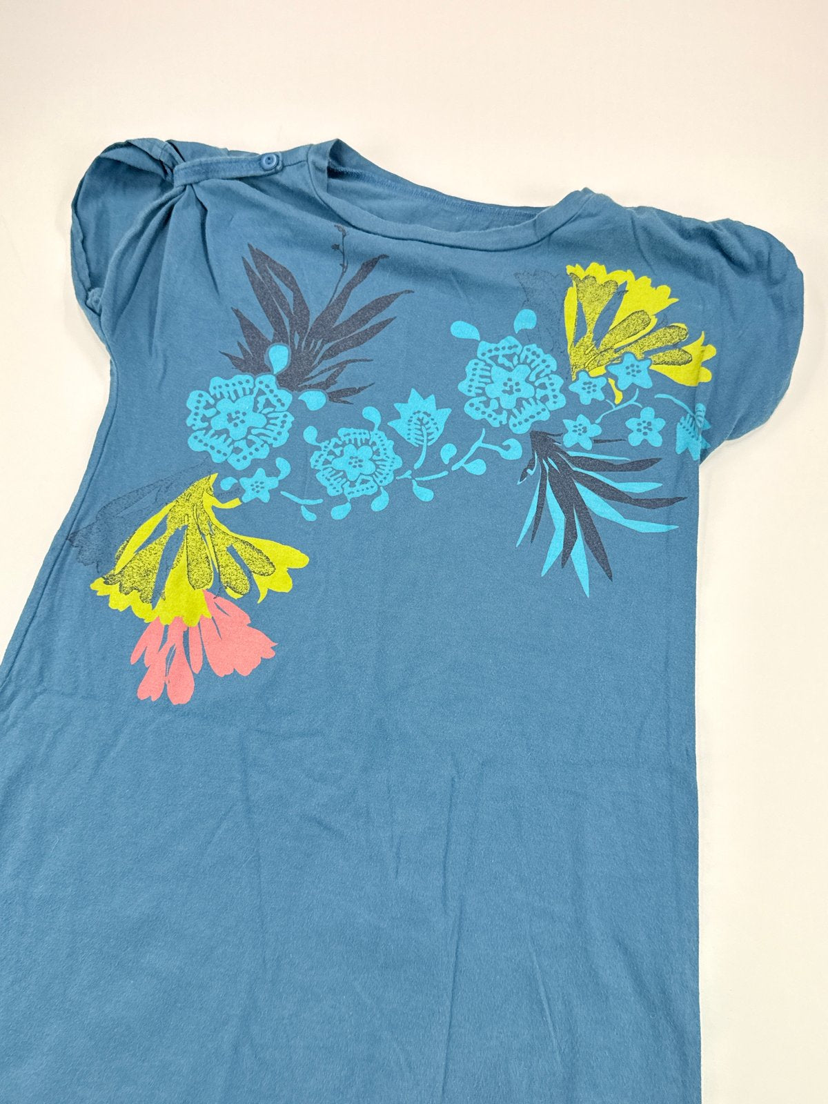 Tea Blue Floral Dress Size 6