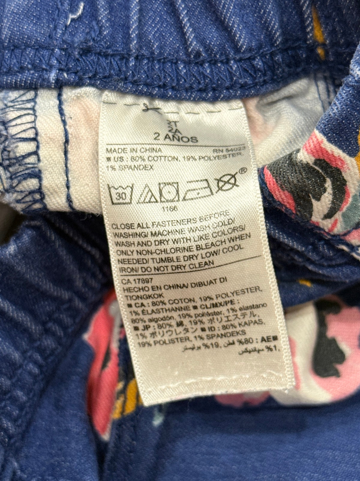 Old Navy Floral Jeggings 2T