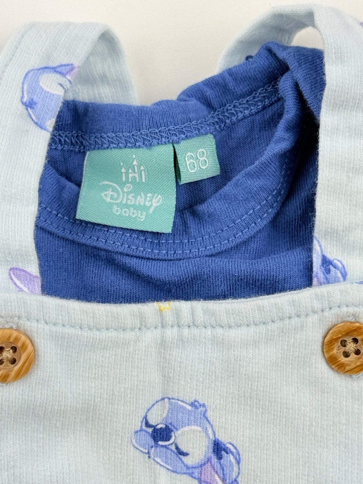 Disney Baby Stitch Overall Set 6-9M