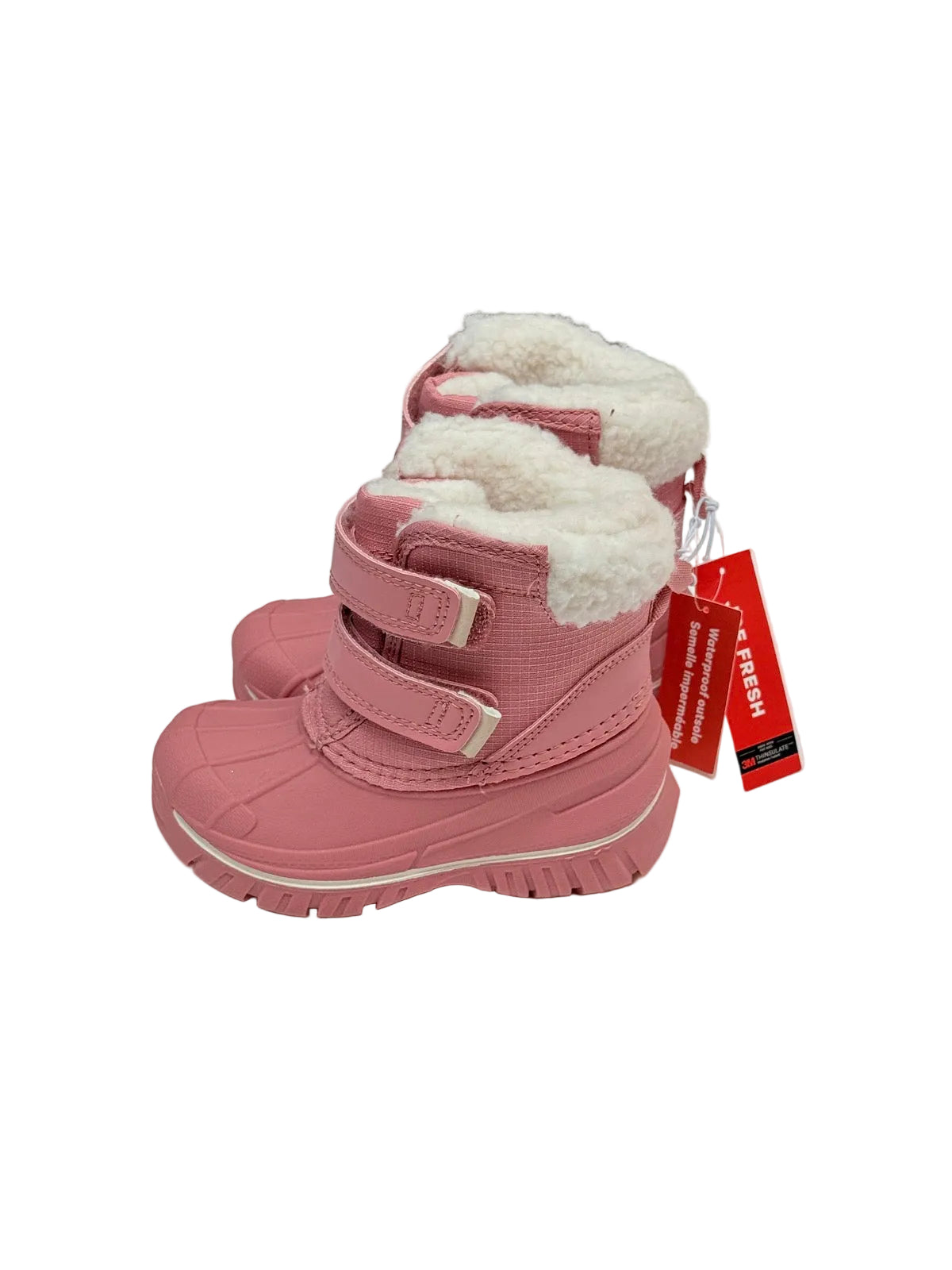 NWT - Joe Fresh Pink Snow Boots Toddler Size 6