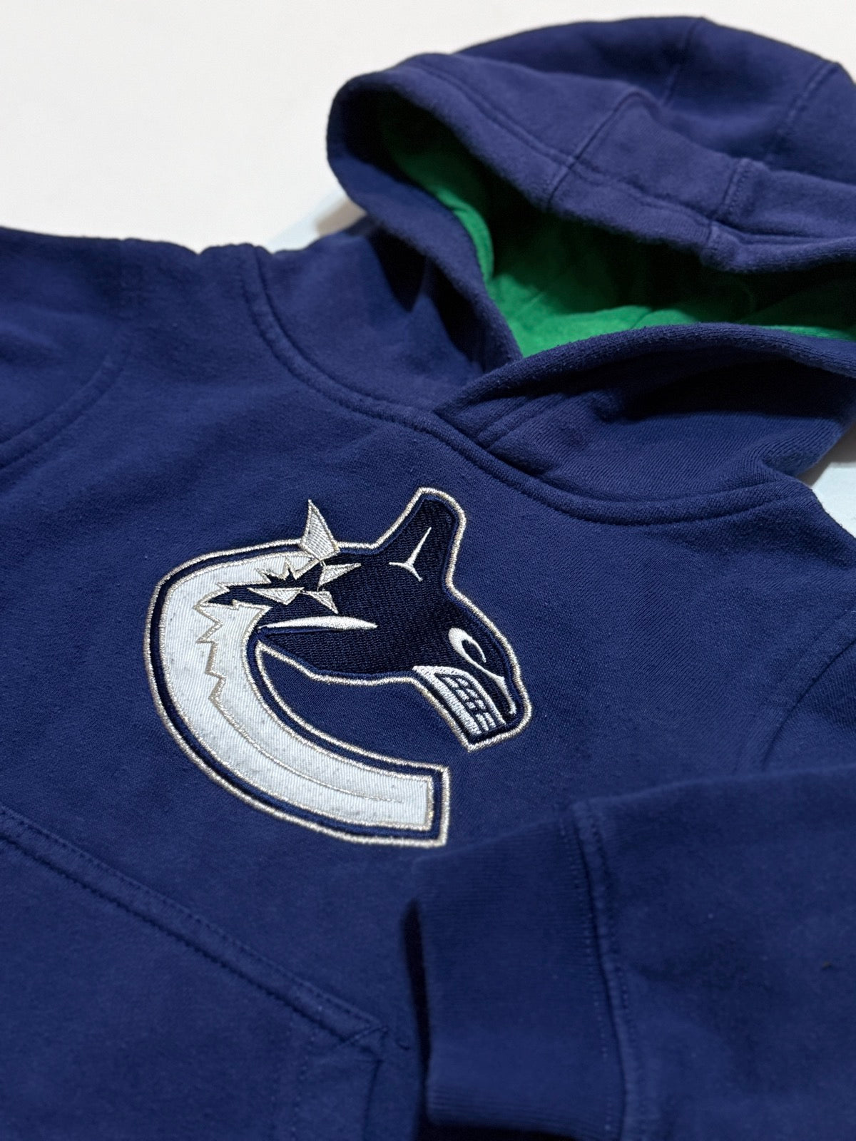 NHL Vancouver Canucks Navy Kids Hoodie