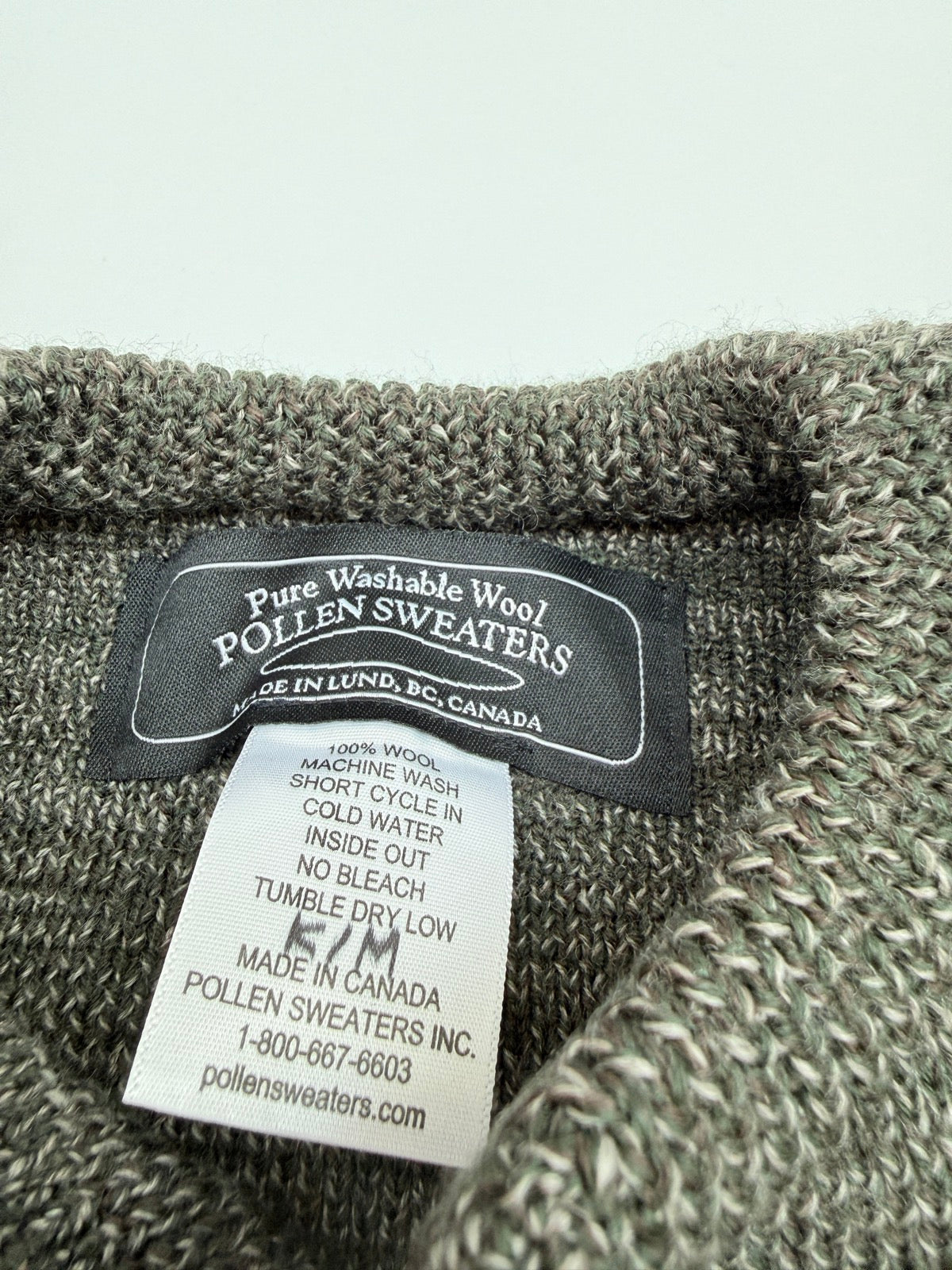 NWT - Pollen Sweaters Duncanby Lodge Washable Wool Sweater 3-5Y