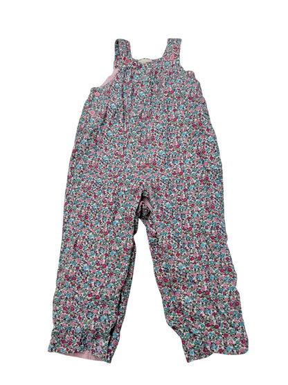 JoJo Maman Bébé Floral Corduroy Overalls 18-24M