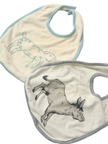 Nature Baby Organic Cotton Bib Set 6-12m