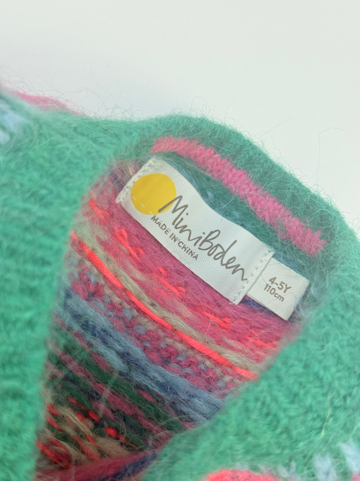 Mini Boden Fair Isle Cardigan 4-5Y
