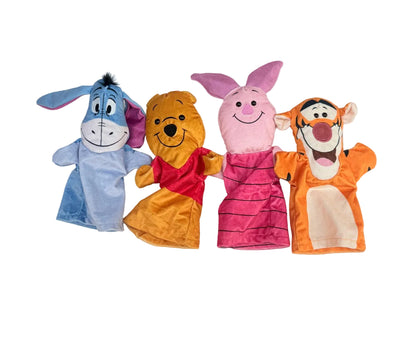 Disney Winnie the Pooh Hand Puppets Set of 4