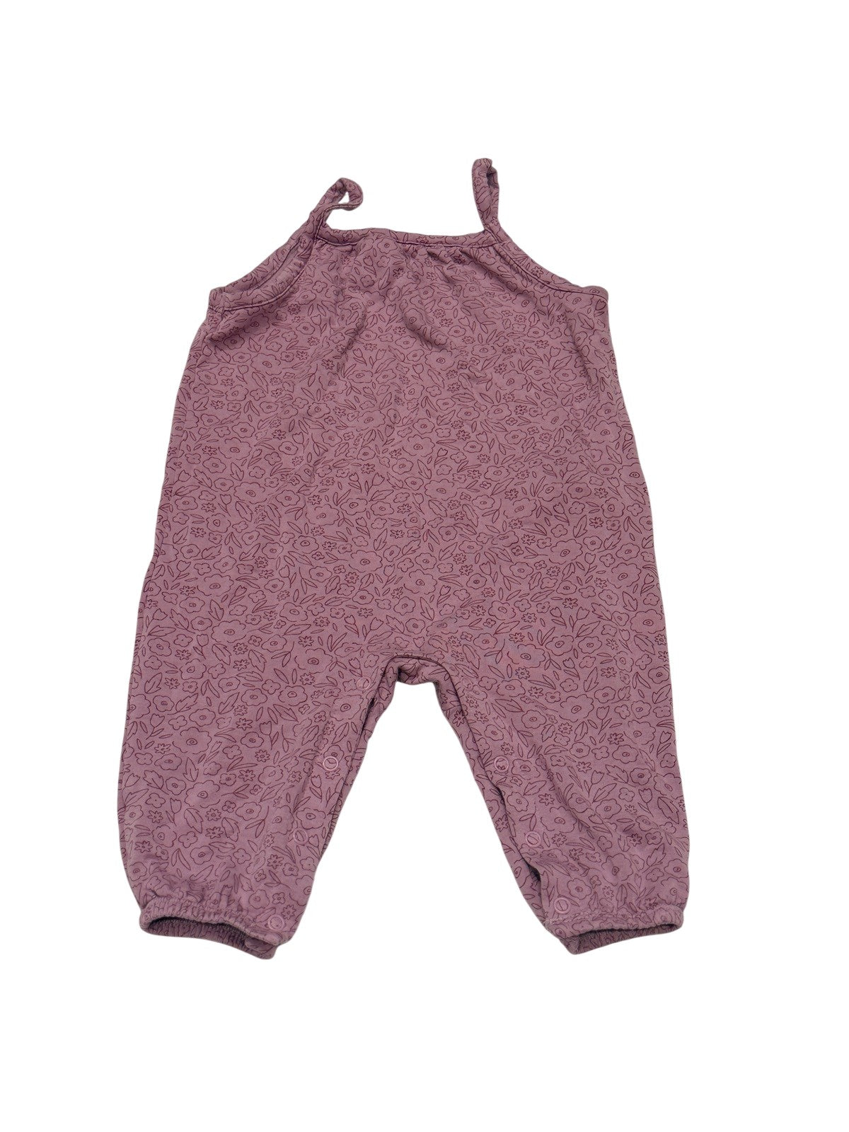 Joe Fresh Floral Purple Romper 12-18M