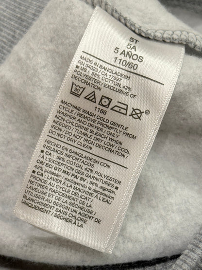 Old Navy Heart Breaker Gray Sweatshirt 5T