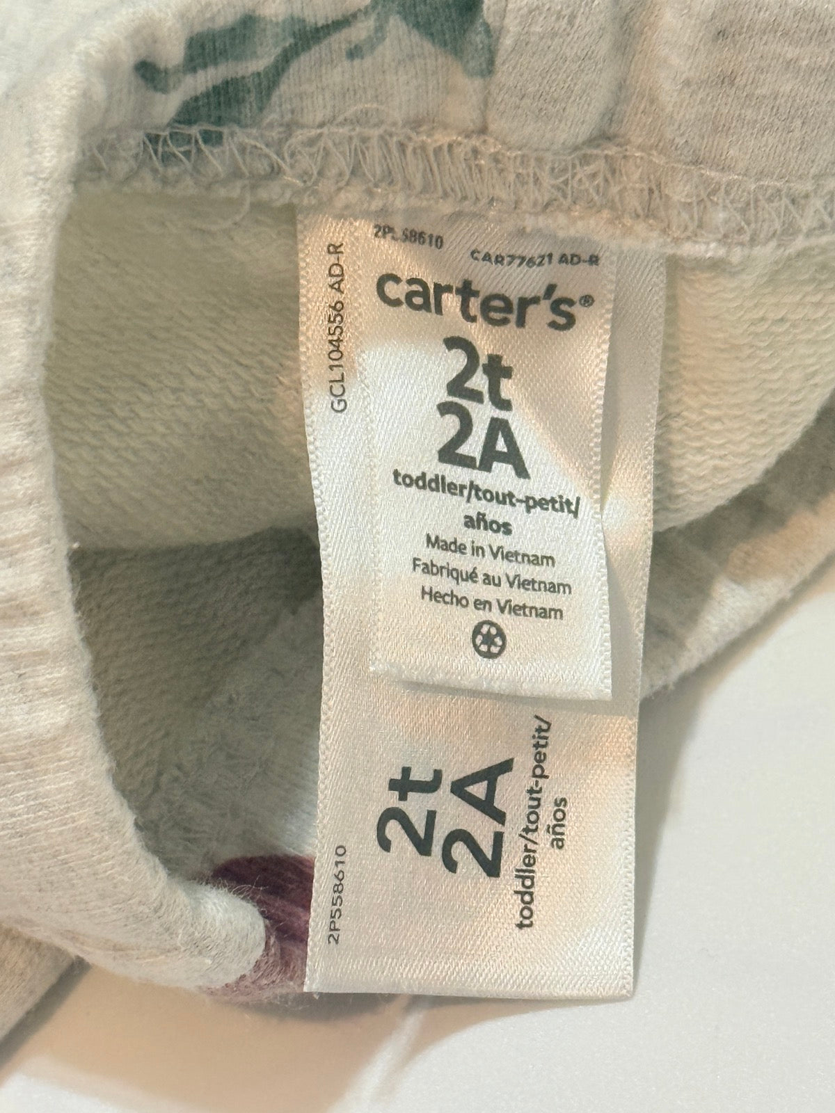 Carter's Apple Print Jogger Pants 2T