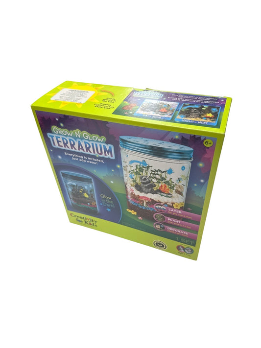 New- Creativity for Kids Grow N' Glow Terrarium Kit