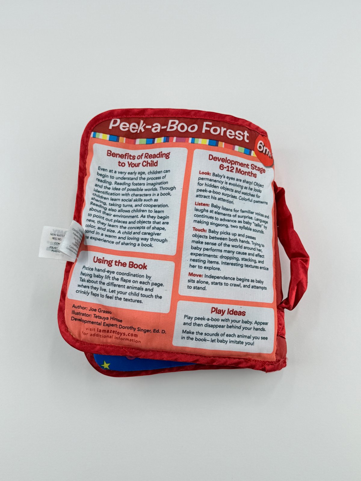 Lamaze Peek-a-Boo Forest Soft Cloth Book