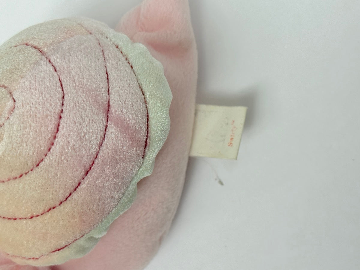 TY Pink Snail Plush Stuffed Animal Toy