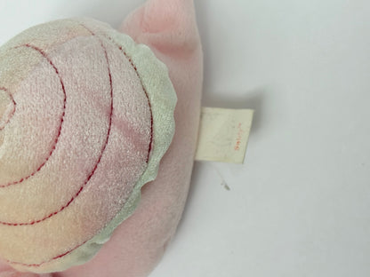 TY Pink Snail Plush Stuffed Animal Toy