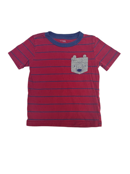 Simple Joys by Carter's Striped Bear Tee 2T