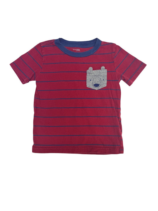 Simple Joys by Carter's Striped Bear Tee 2T