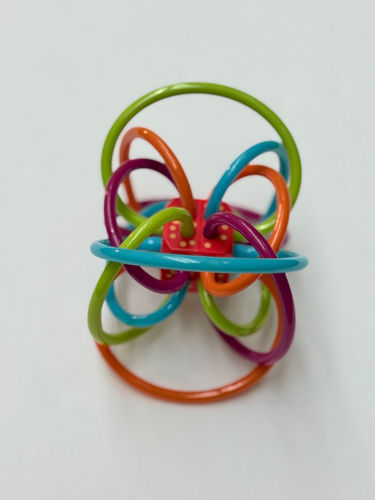 Colorful Loops Baby Rattle Teether Toy