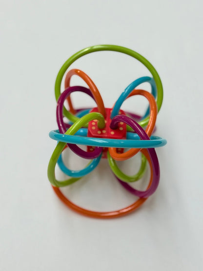 Colorful Loops Baby Rattle Teether Toy