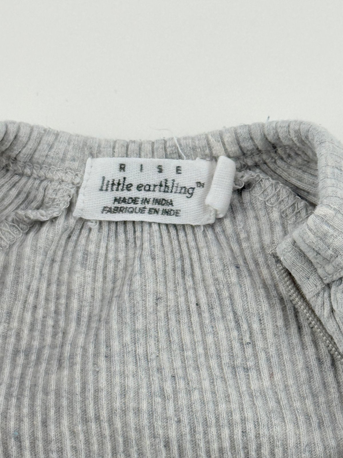Rise Little Earthling Gray Star Romper