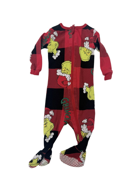 The Grinch Footed Sleeper 3-6M