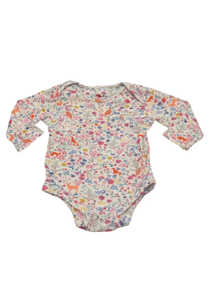 Joules Lindey Floral Bodysuit 3-6M