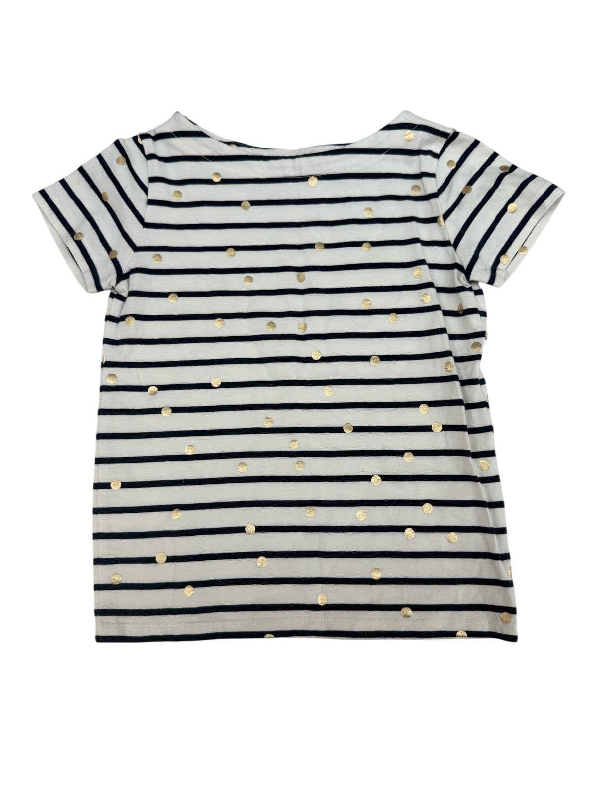 Boden Stripe Gold Dot T-Shirt 4-5Y