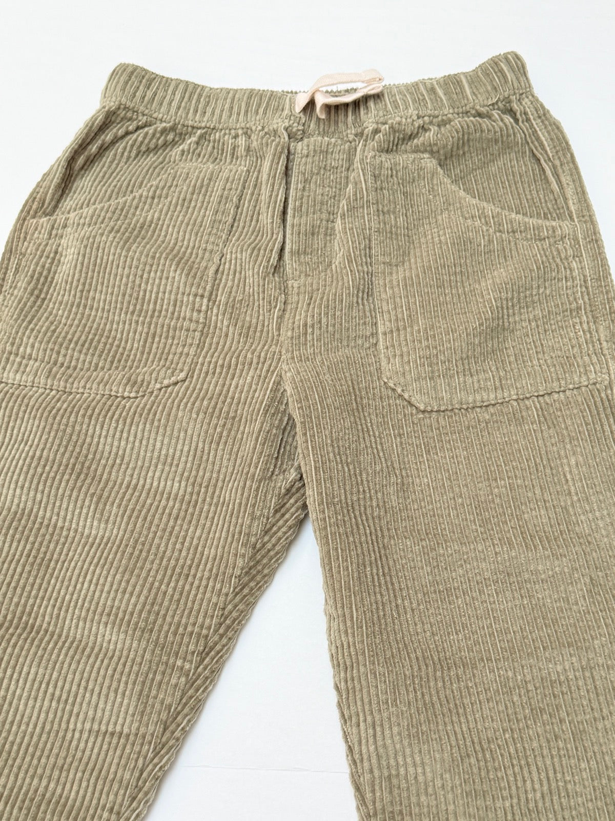 Easy-Peasy Olive Corduroy Pants 5T