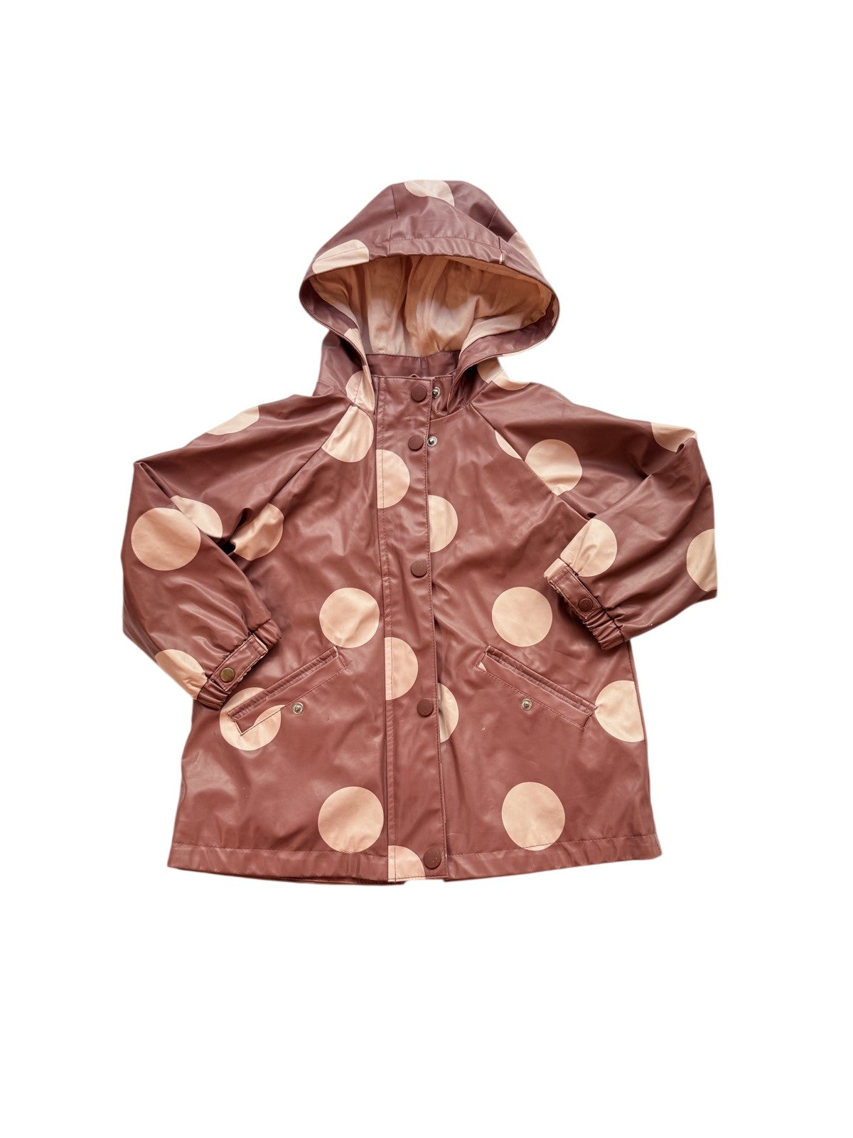 Zara Polka Dot Rain Jacket 4T