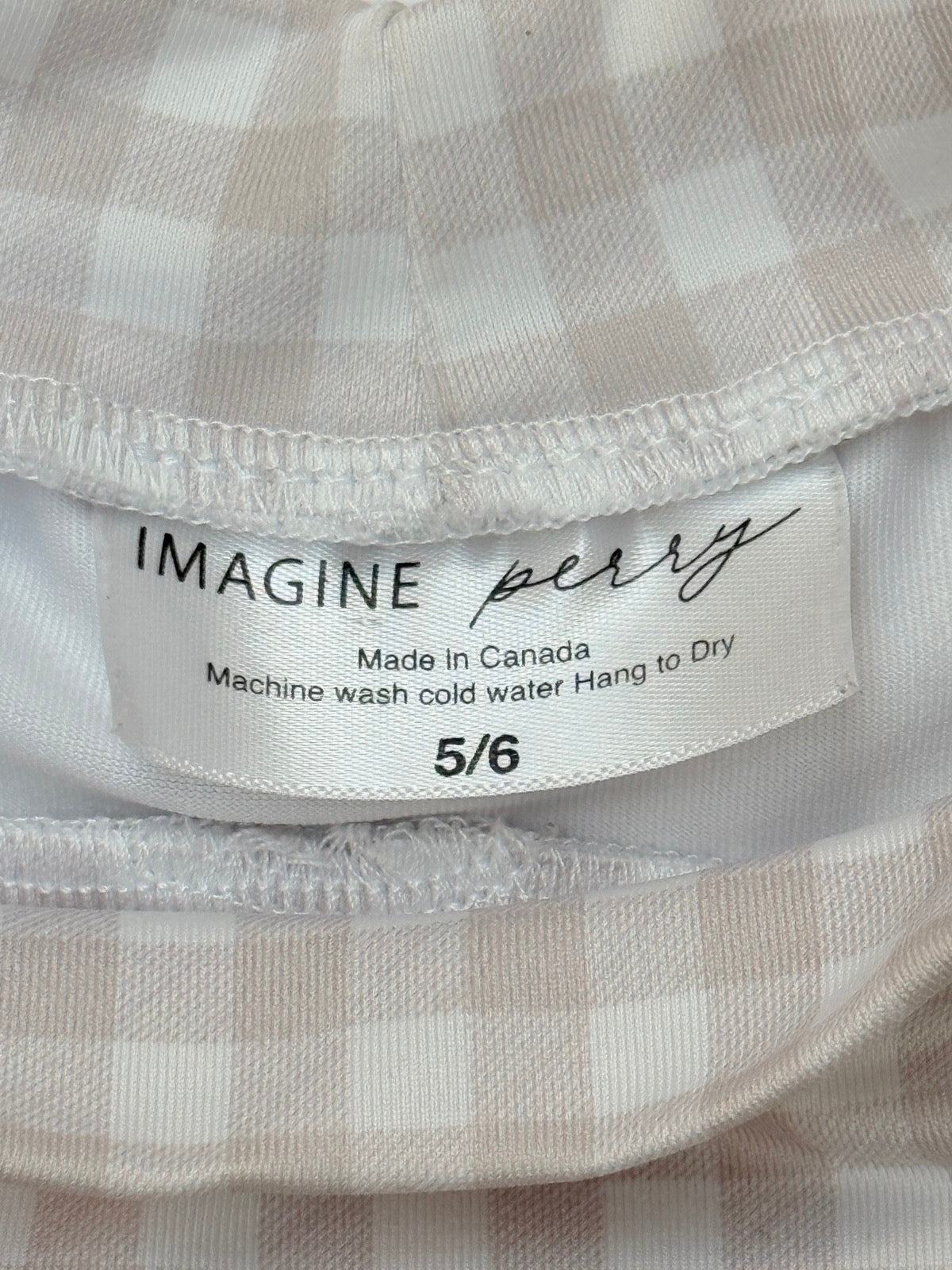 Imagine Perry Gingham Two-Piece Set 5/6