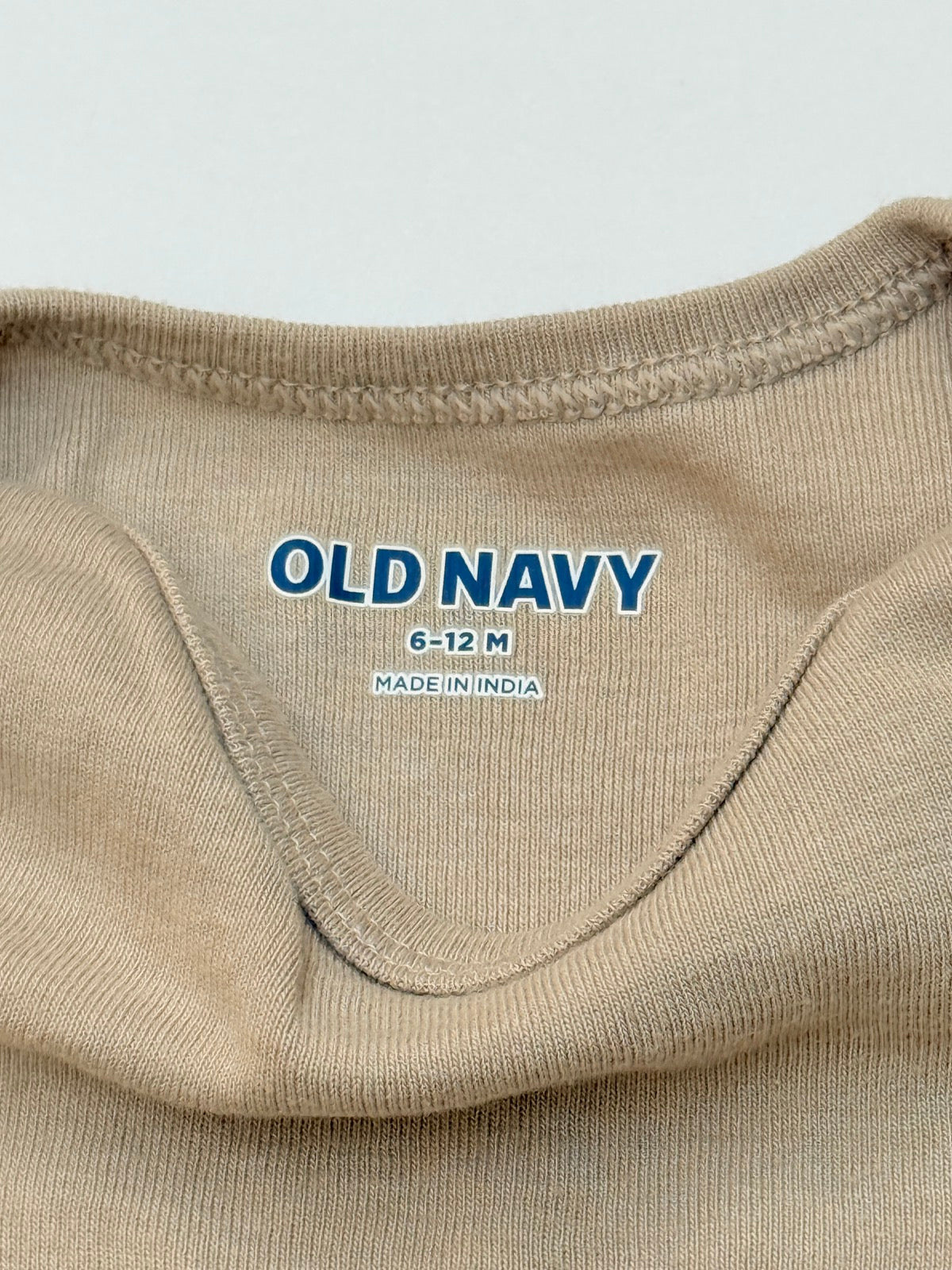 Old Navy Beige Bodysuit 6-12M